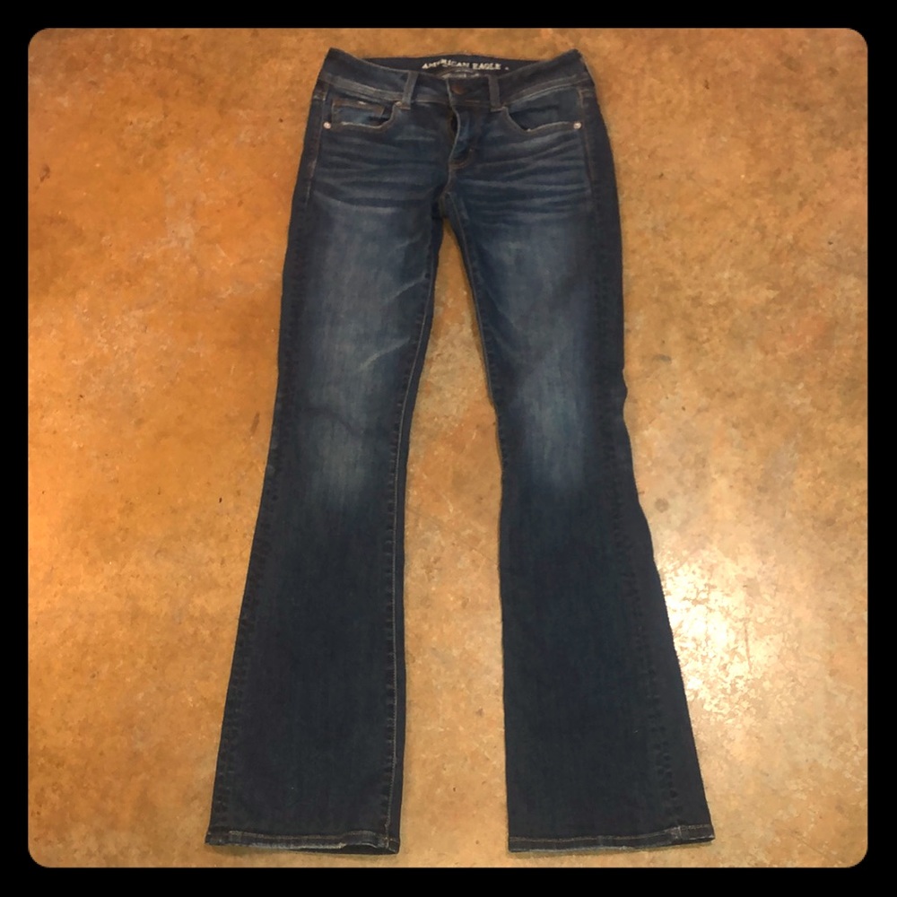 CLOSEOUT! American Eagle Kick Boot Jeans, 4 Long
